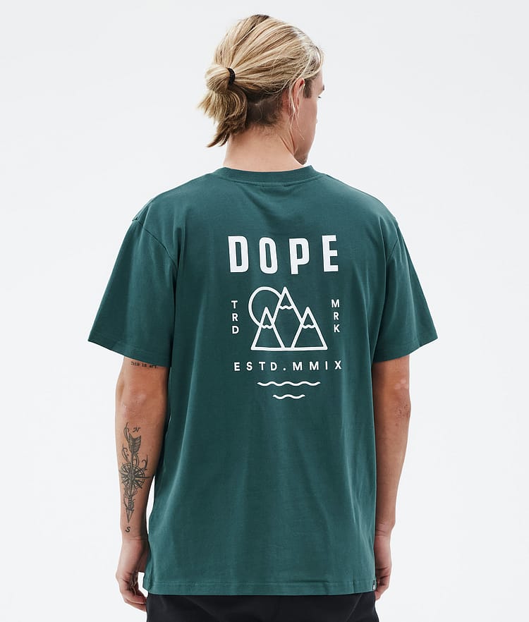 Dope Standard T-shirt Herre Summit Bottle Green, Bilde 1 av 5