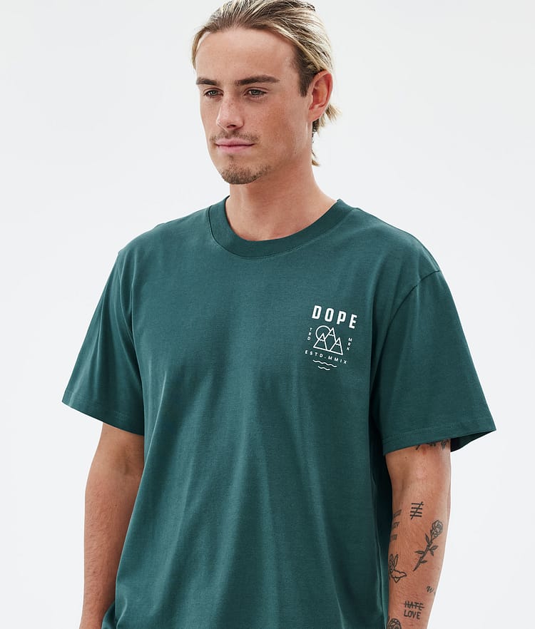 Dope Standard T-shirt Herre Summit Bottle Green, Bilde 3 av 5