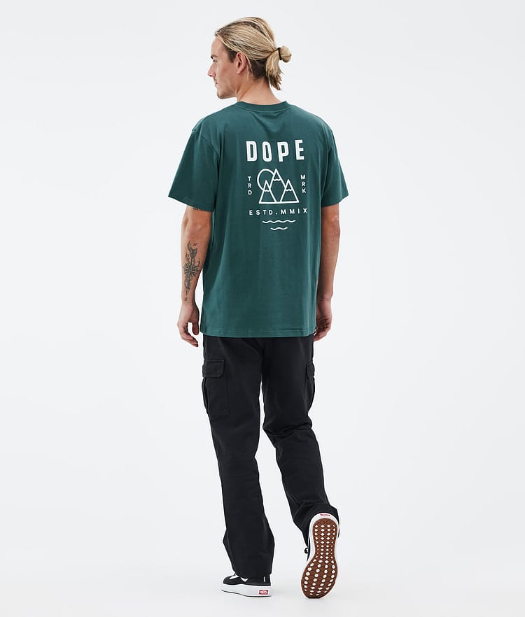 Dope Standard T-shirt Herre Summit Bottle Green, Bilde 4 av 5