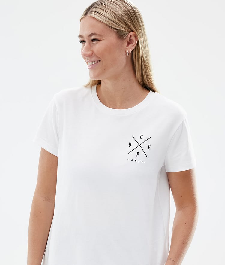 Dope Standard W T-shirt Dame 2X-Up White, Image 3 of 6