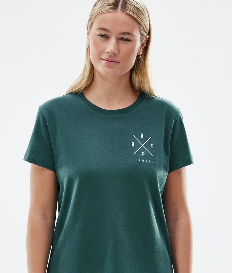 Dope Standard W T-shirt Dame 2X-Up Bottle Green
