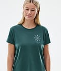 Dope Standard W T-shirt Dame 2X-Up Bottle Green