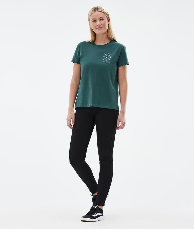 Dope Standard W T-shirt Dame 2X-Up Bottle Green, Bilde 5 av 6