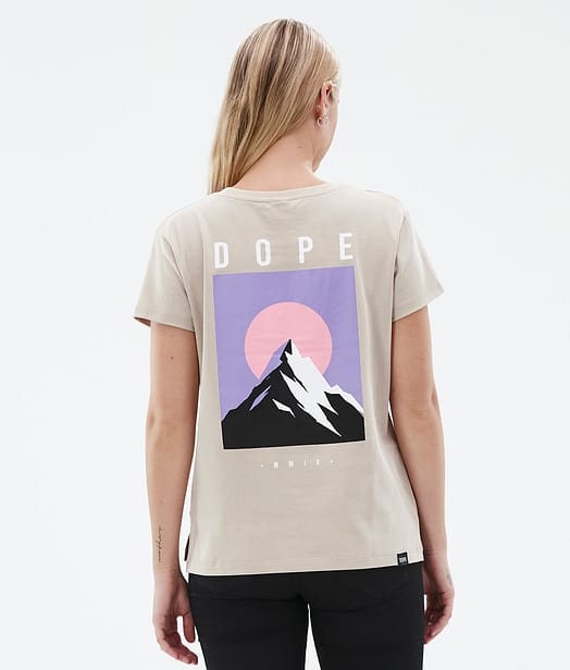 Dope Standard W T-shirt Dame Sand