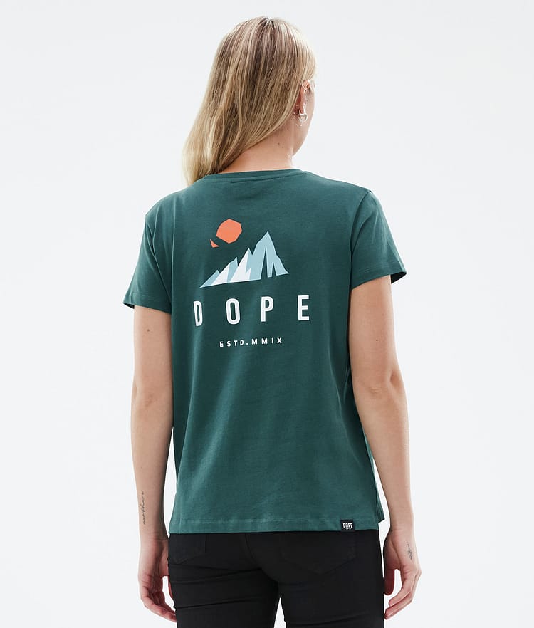 Dope Standard W T-shirt Dame Ice Bottle Green