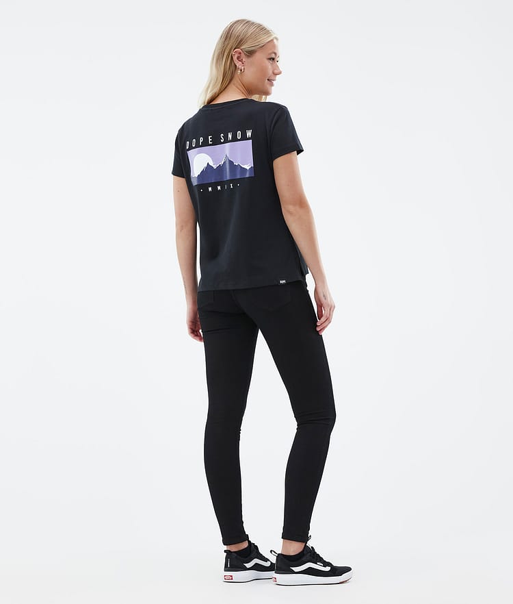 Dope Standard W T-shirt Dame Silhouette Black