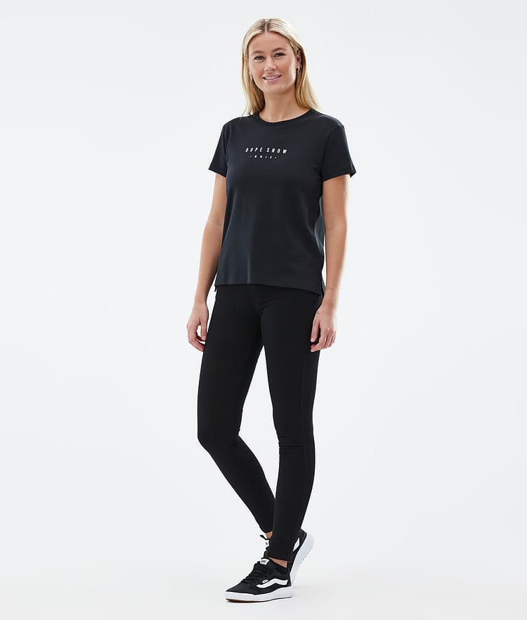 Dope Standard W T-shirt Dame Silhouette Black