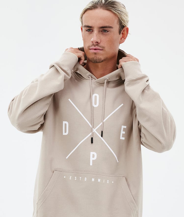 Dope Common Hood Herre 2X-Up Sand, Bilde 2 av 6