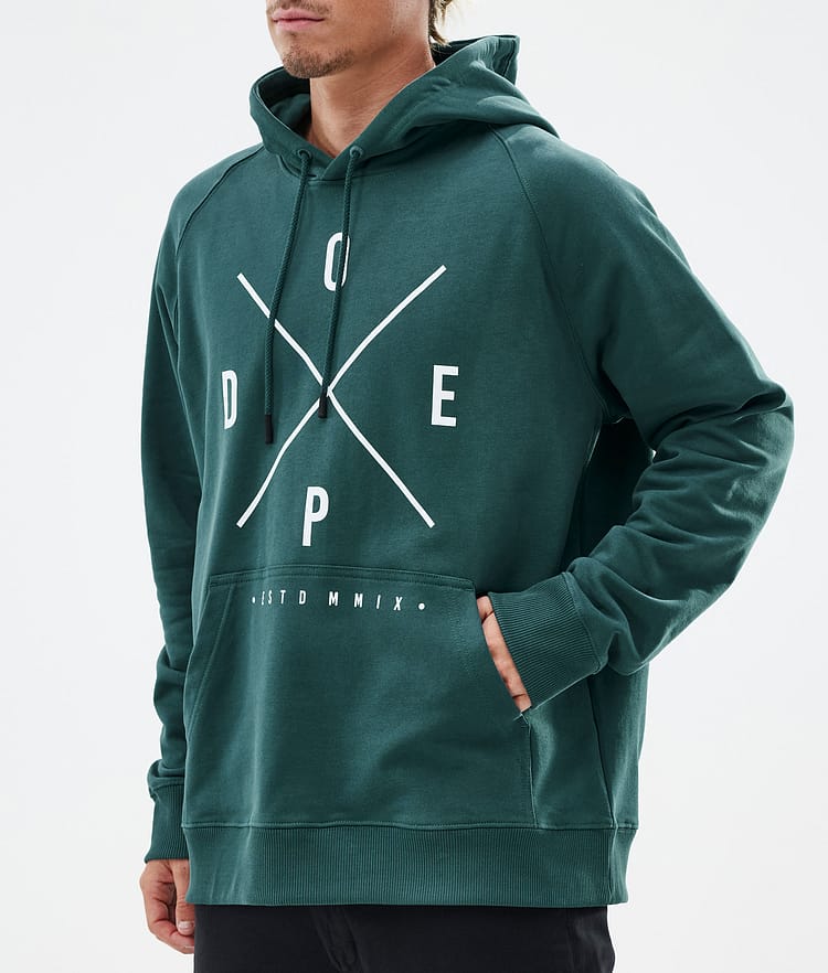 Dope Common Hood Herre 2X-Up Bottle Green, Bilde 6 av 7