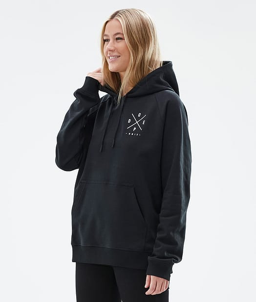Dope Common W Hood Dame 2X-Up Black