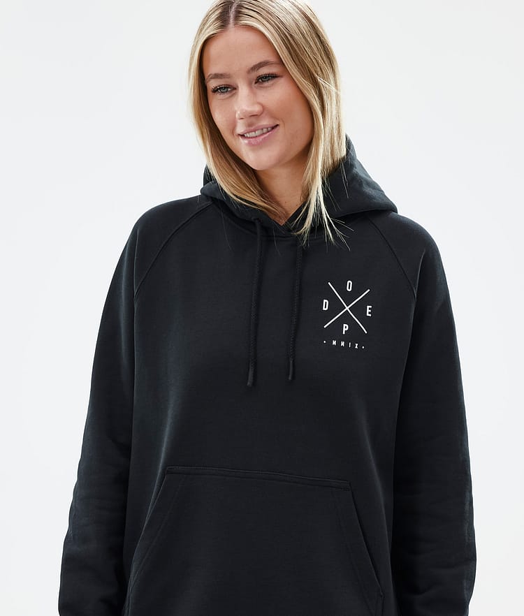 Dope Common W Hood Dame 2X-Up Black, Bilde 3 av 7