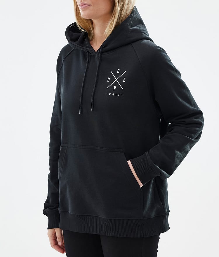 Dope Common W Hood Dame 2X-Up Black, Bilde 6 av 7