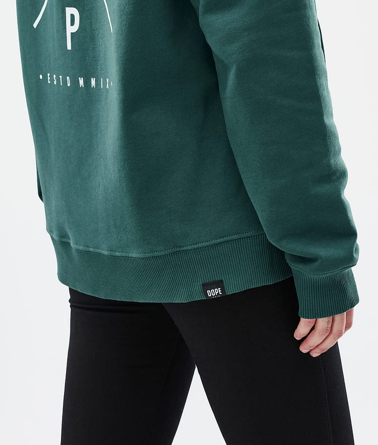 Dope Common W Hood Dame 2X-Up Bottle Green, Bilde 7 av 7