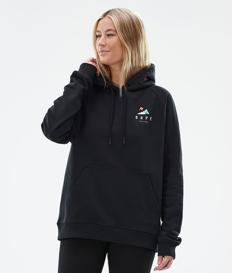 Dope Common W Hood Dame Ice Black, Bilde 2 av 7