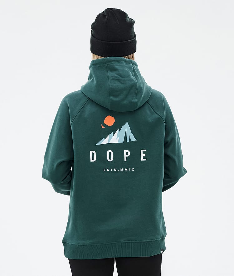 Dope Common W Hood Dame Ice Bottle Green, Bilde 1 av 7