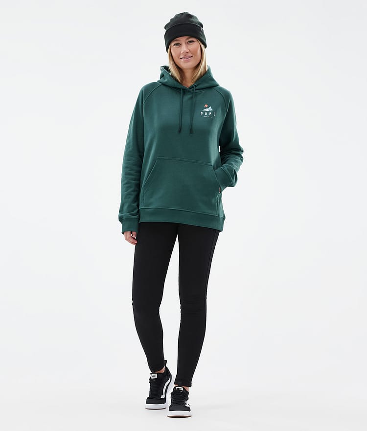 Dope Common W Hood Dame Ice Bottle Green, Bilde 5 av 7