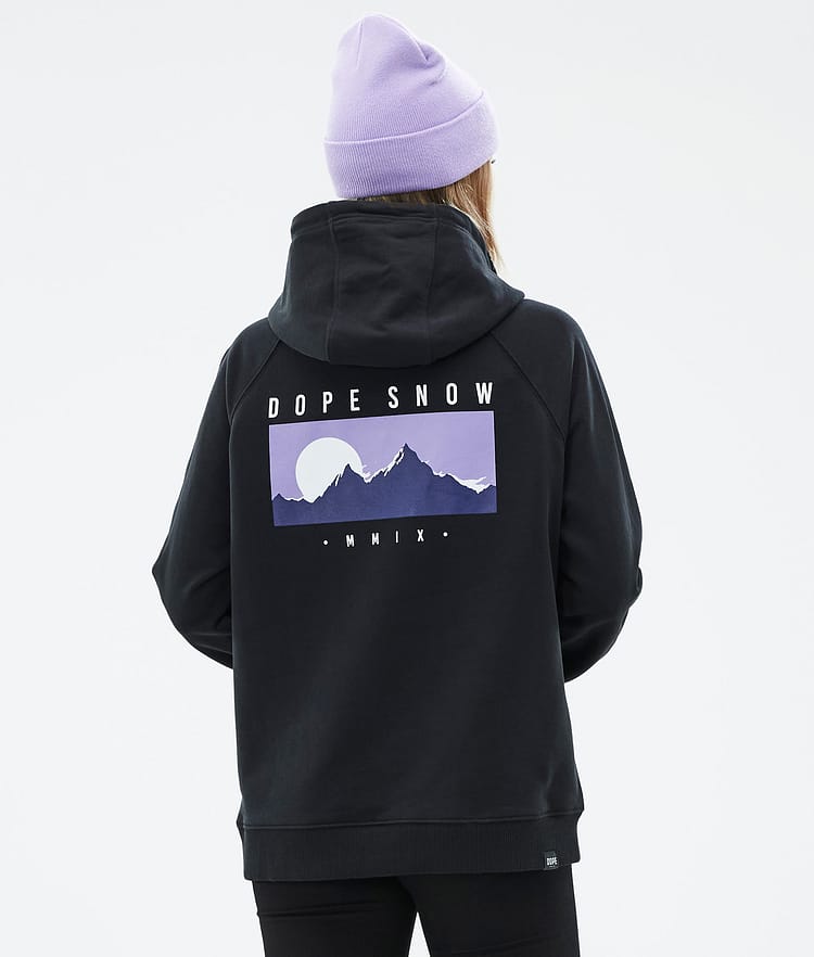 Dope Common W Hood Dame Silhouette Black