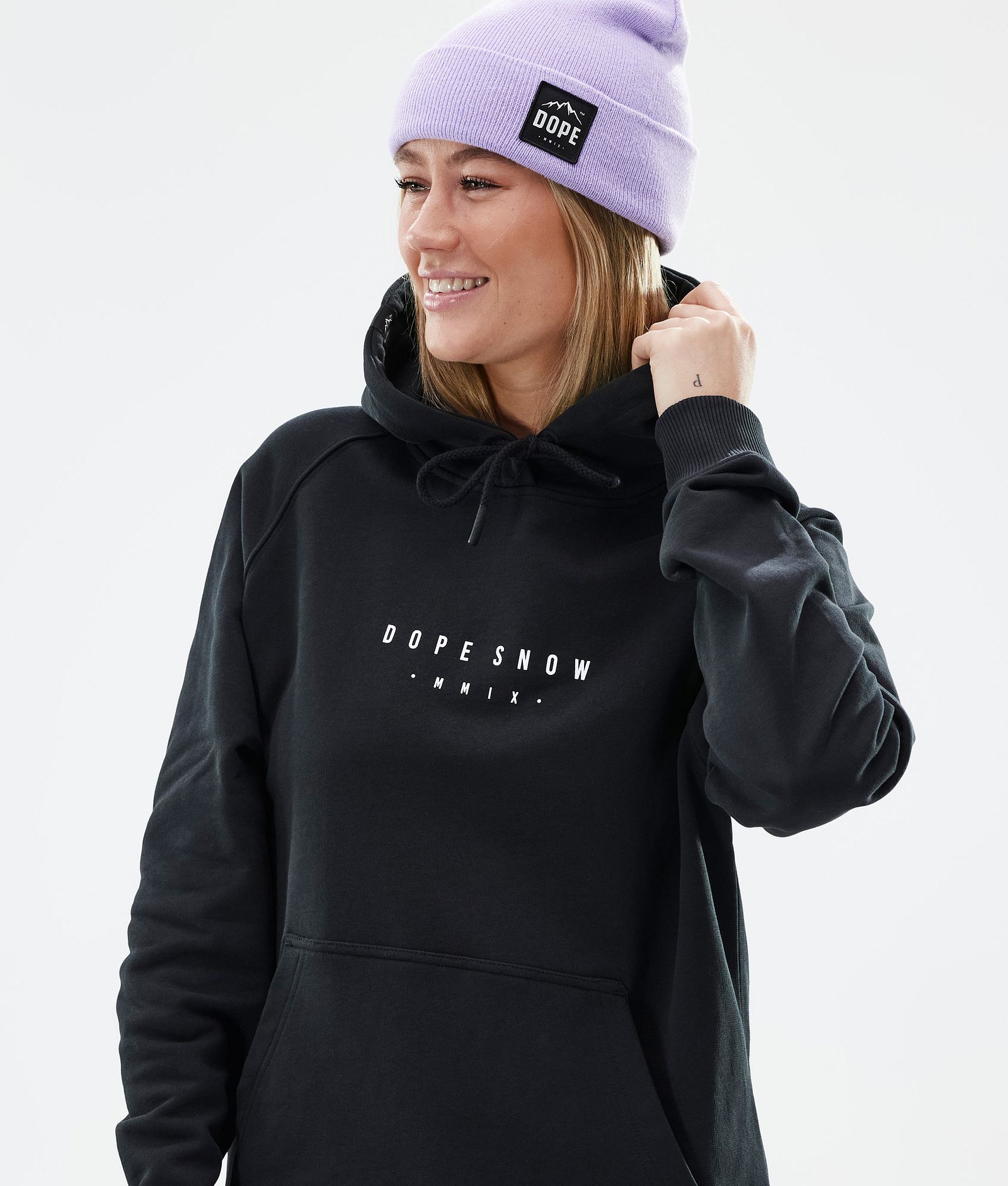 Dope Common W Hood Dame Silhouette Black, Bilde 3 av 7