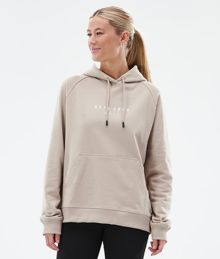 Dope Common W Hood Dame Silhouette Sand, Bilde 2 av 7