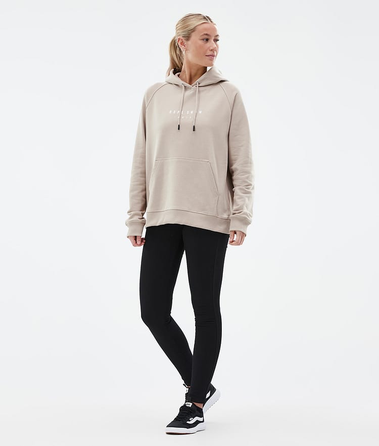 Dope Common W Hood Dame Silhouette Sand, Bilde 5 av 7