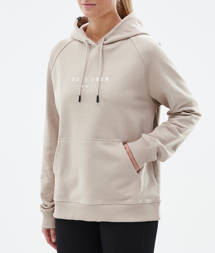 Dope Common W Hood Dame Silhouette Sand, Bilde 6 av 7