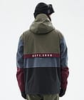 Dope Legacy Track Snowboardjakke Herre Olive Green/Burgundy/Metal Blue/Black, Bilde 6 av 8