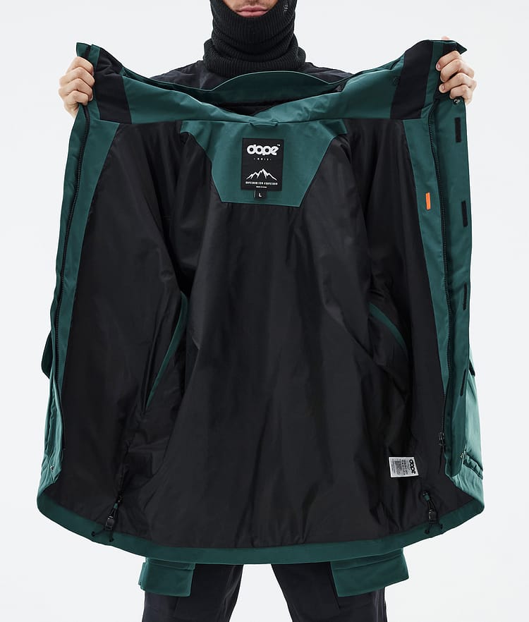 Dope Zenith Skijakke Herre Bottle Green, Bilde 10 av 10
