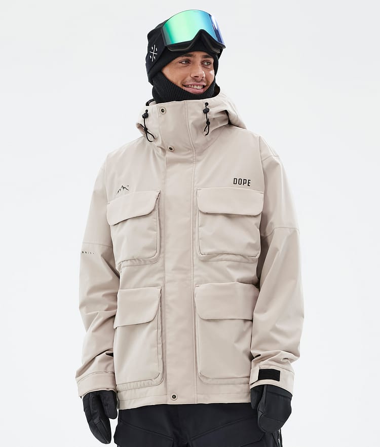 Dope Zenith Snowboardjakke Herre Sand