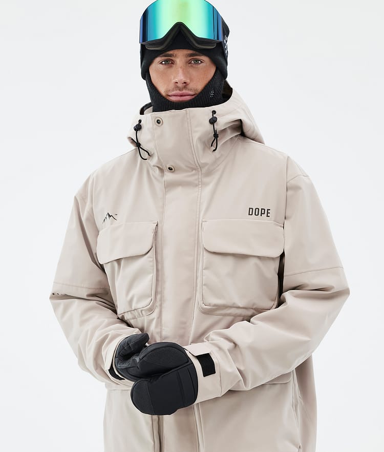 Dope Zenith Snowboardjakke Herre Sand