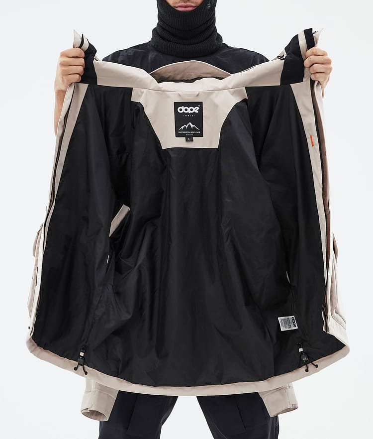 Dope Zenith Snowboardjakke Herre Sand Renewed, Bilde 11 av 11