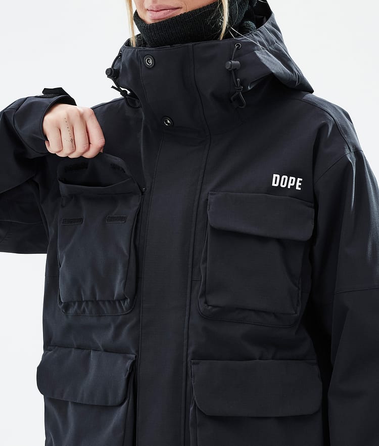 Dope Zenith W Snowboardjakke Dame Black, Bilde 8 av 10