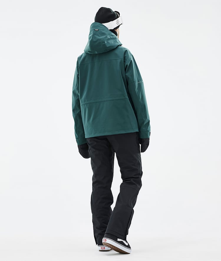 Dope Zenith W Snowboardjakke Dame Bottle Green Renewed, Bilde 4 av 10
