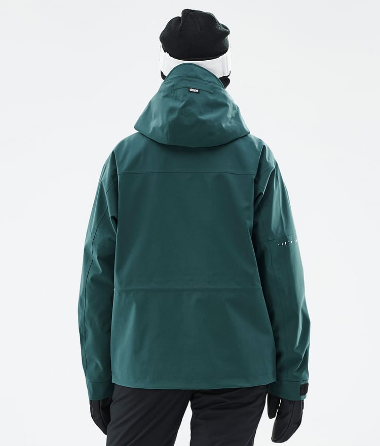 Dope Zenith W Snowboardjakke Dame Bottle Green Renewed, Bilde 6 av 10
