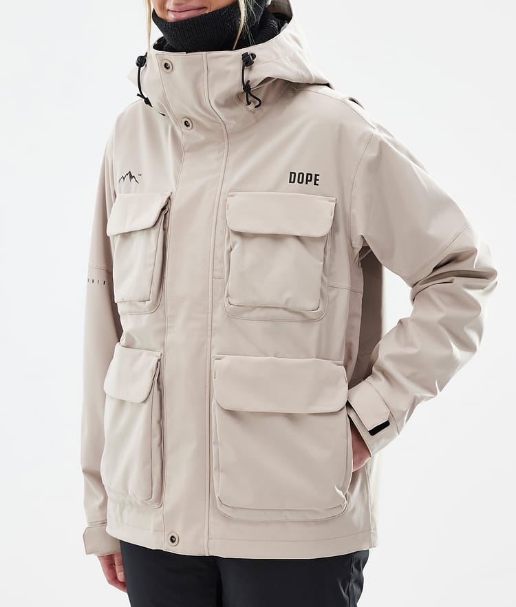 Dope Zenith W Snowboardjakke Dame Sand Renewed, Bilde 7 av 10