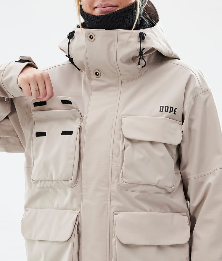 Dope Zenith W Snowboardjakke Dame Sand Renewed, Bilde 8 av 10