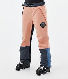 Dope Blizzard Track W Skibukse Dame Faded Peach/Blue Steel/Black/Metal Blue