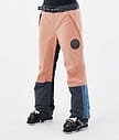 Dope Blizzard Track W Skibukse Dame Faded Peach/Blue Steel/Black/Metal Blue
