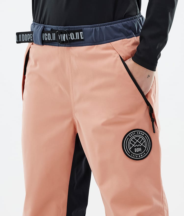 Dope Blizzard Track W Skibukse Dame Faded Peach/Blue Steel/Black/Metal Blue, Bilde 5 av 5