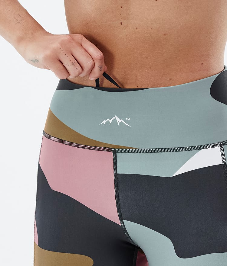 Dope Lofty Tech Leggings Dame Shards Gold Muted Pink, Bilde 6 av 8