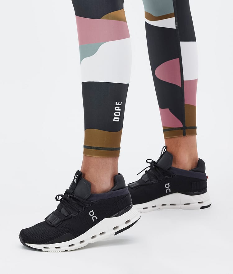 Dope Lofty Tech Leggings Dame Shards Gold Muted Pink, Bilde 8 av 8