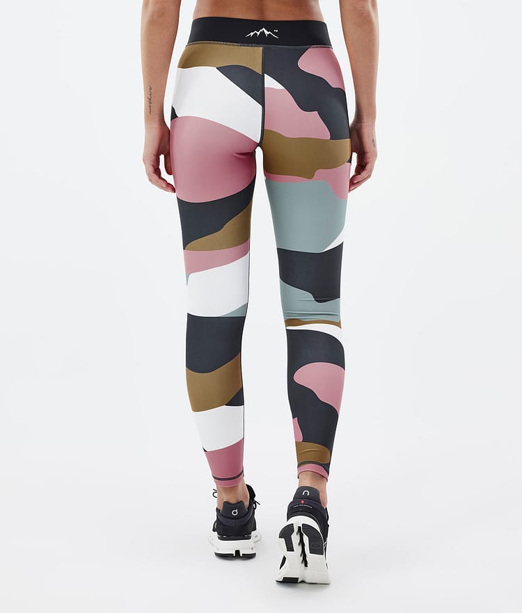 Dope Razor Leggings Dame Shards Gold Muted Pink