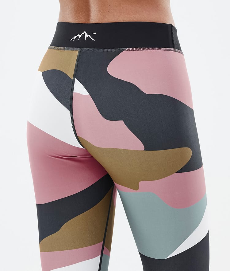 Dope Razor Leggings Dame Shards Gold Muted Pink