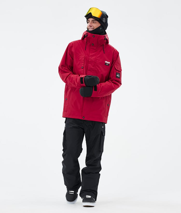 Dope Adept Snowboardjakke Herre Deep Red Renewed, Bilde 2 av 9