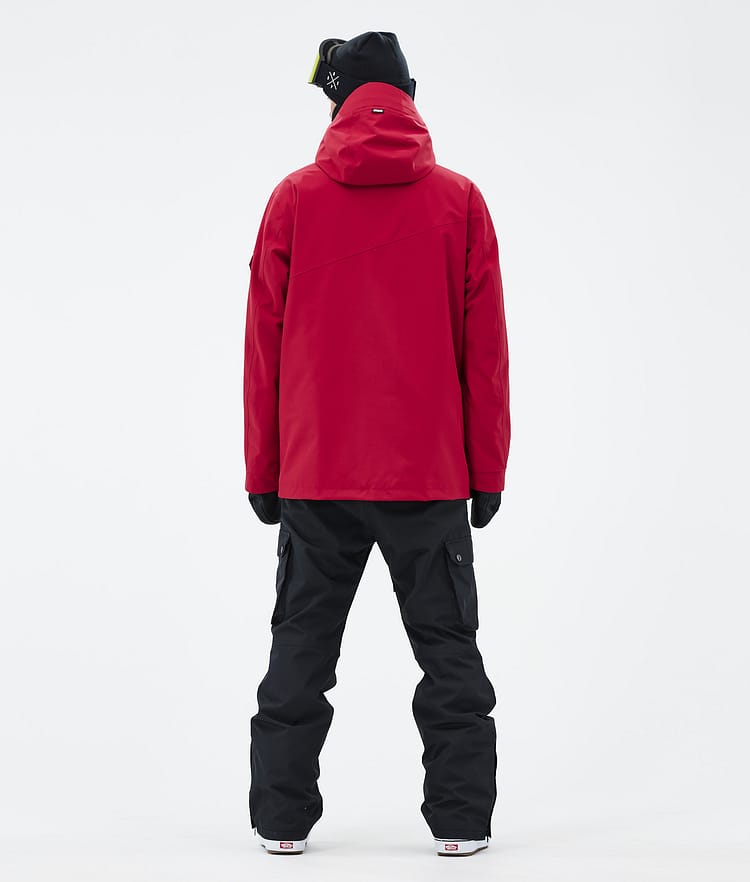 Dope Adept Snowboardjakke Herre Deep Red Renewed, Bilde 4 av 9
