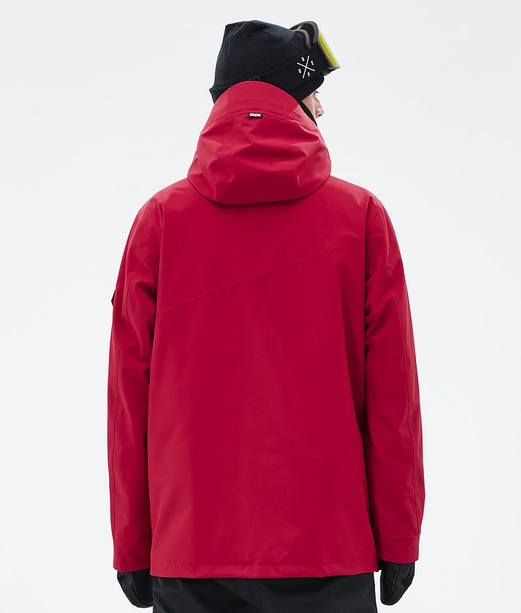 Dope Adept Snowboardjakke Herre Deep Red Renewed, Bilde 6 av 9