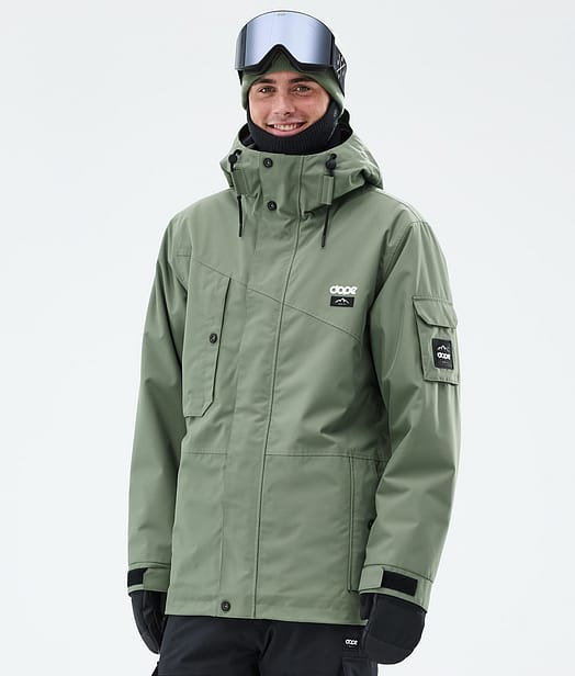 Dope Adept Skijakke Herre Moss Green