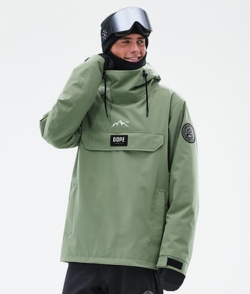 Dope Blizzard Snowboardjakke Moss Green