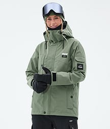 Dope Adept W Snowboardjakke Dame Moss Green