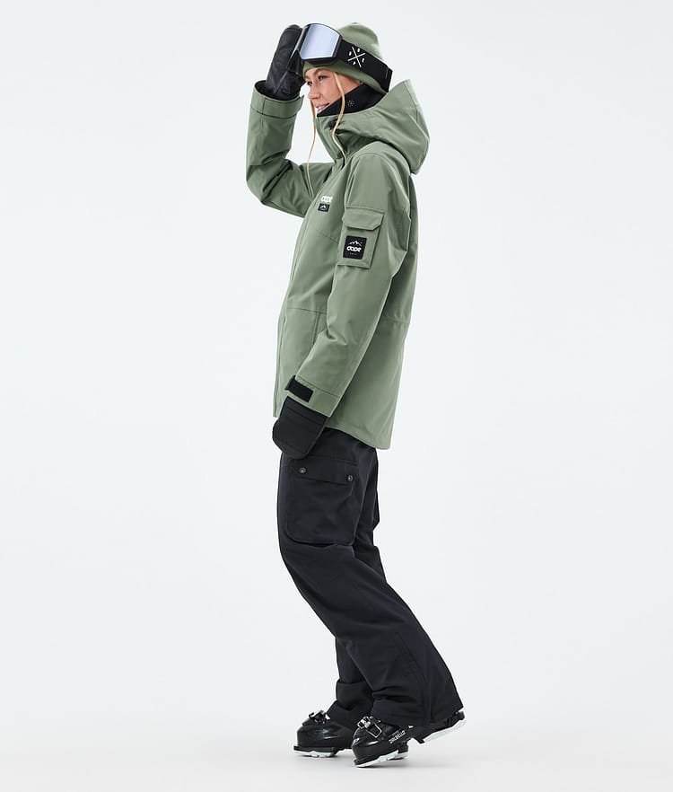 Dope Adept W Skijakke Dame Moss Green, Bilde 3 av 9