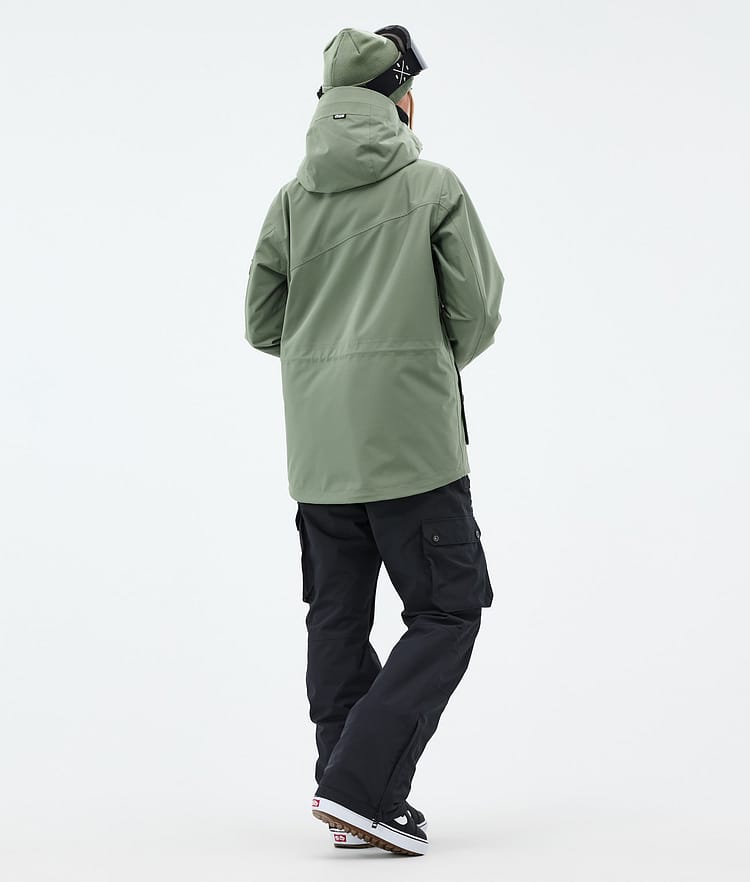 Dope Adept W Snowboardjakke Dame Moss Green, Bilde 4 av 9